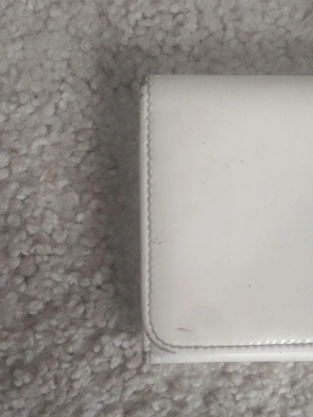 Gucci Women's Tom Ford Interlocking GG White Patent Leather Continental Wallet
